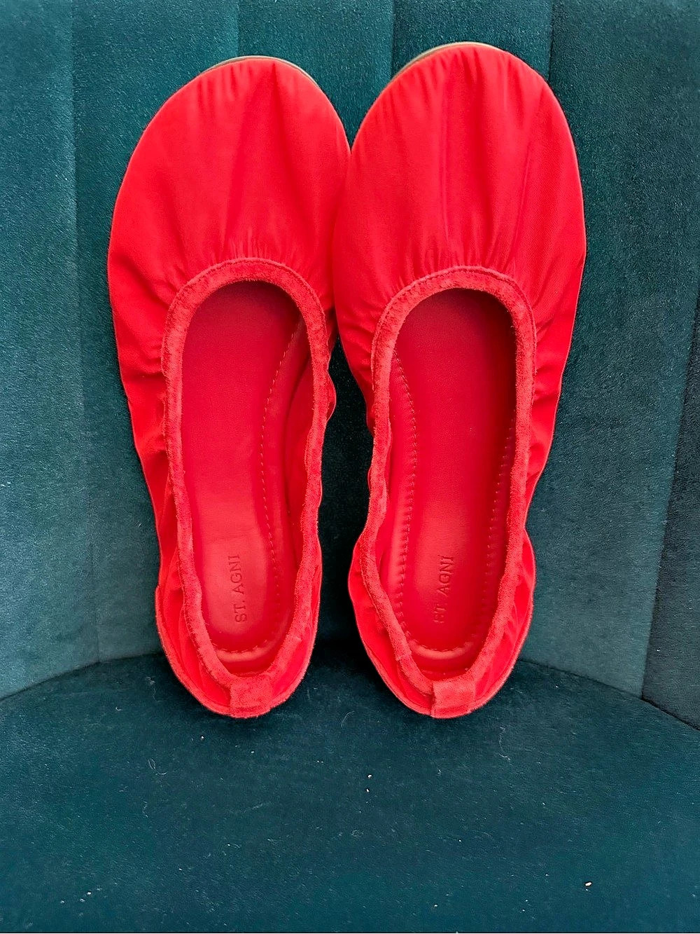 St. Agni Red Ballet Flats EU 39 - Picture 5 of 7